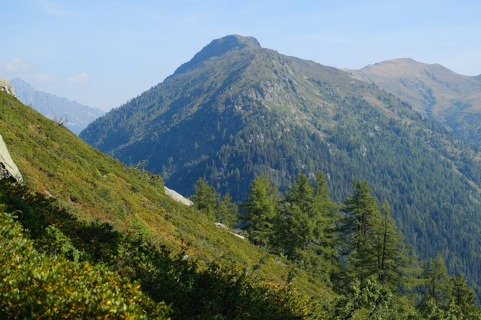 Aiguillette des Posettes from Le Tour