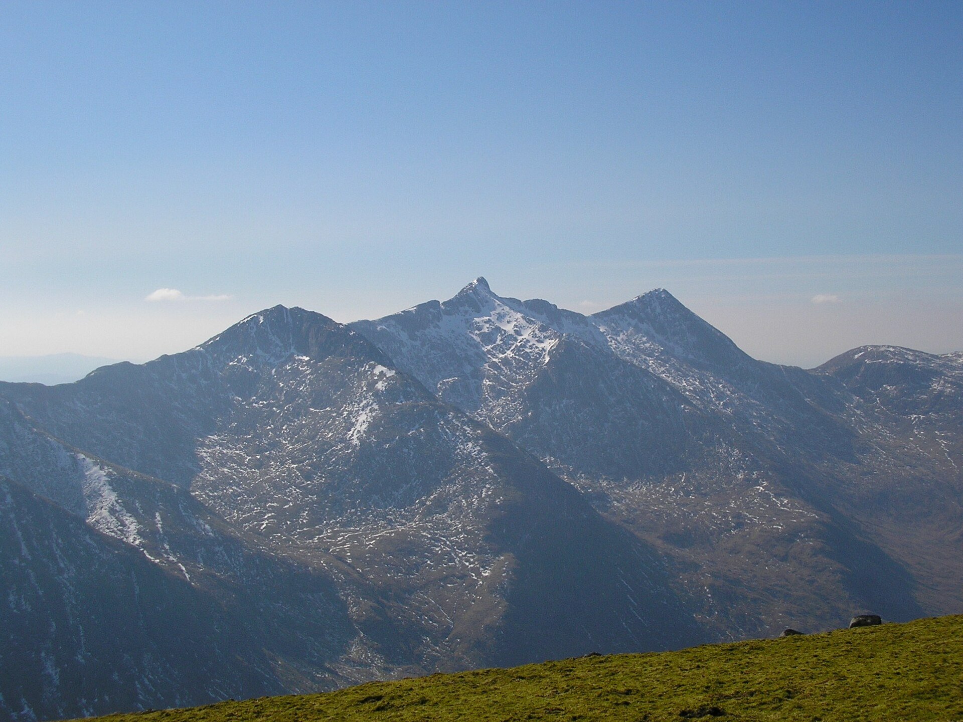 Ben Cruachan and Stob Dàimh from the Falls of Cruachan