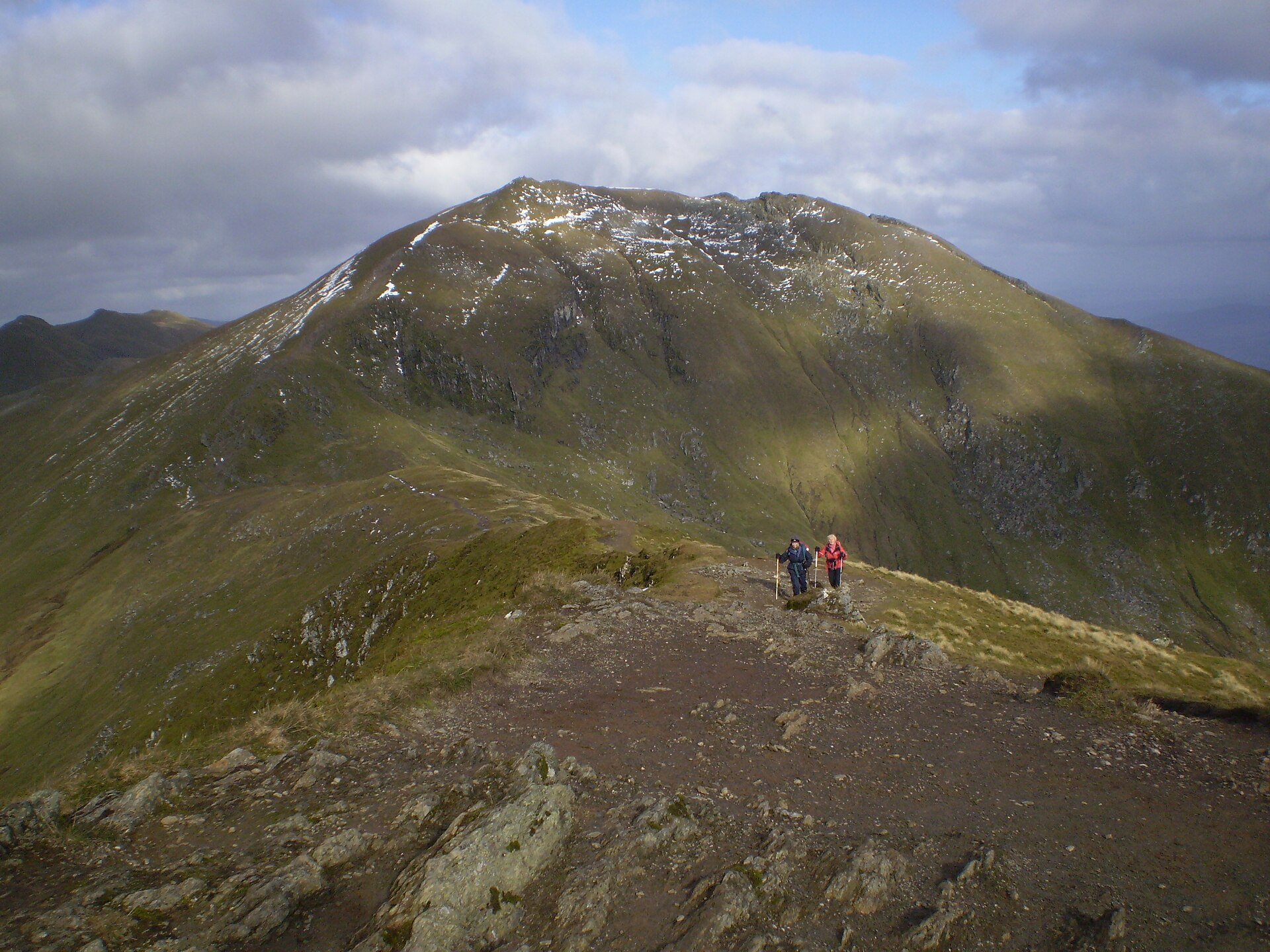 Ben Lawers and Beinn Ghlas from the Ben Lawers car park