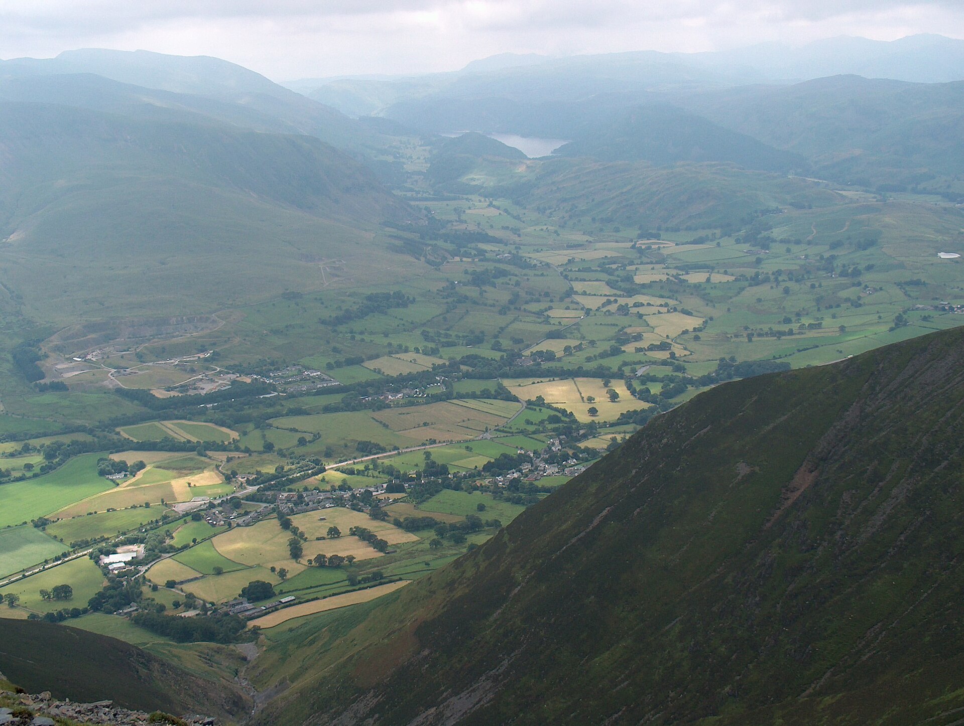 Blencathra from Threlkeld via Blease Fell