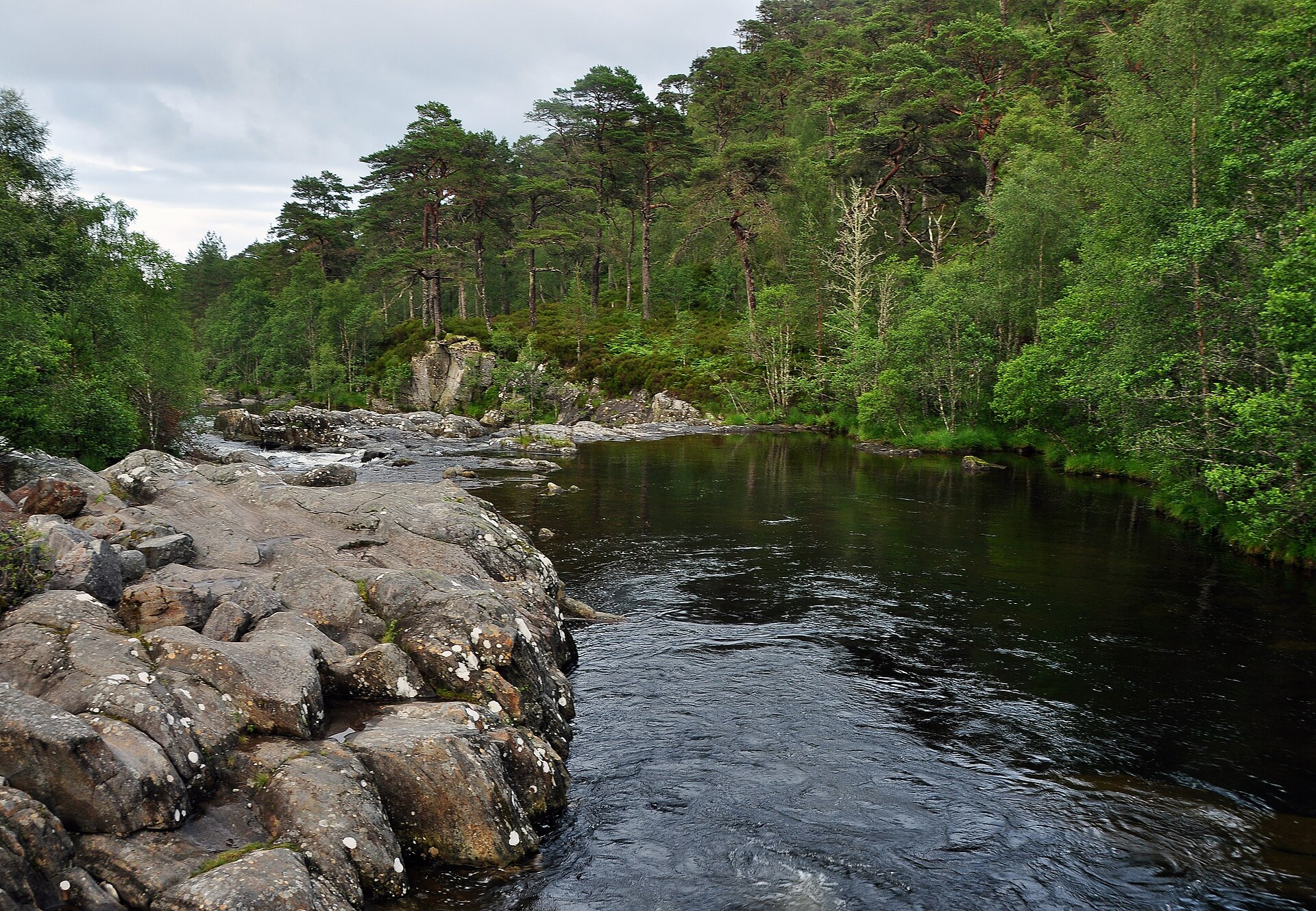 Dog Falls and Coire Loch, Glen Affric
