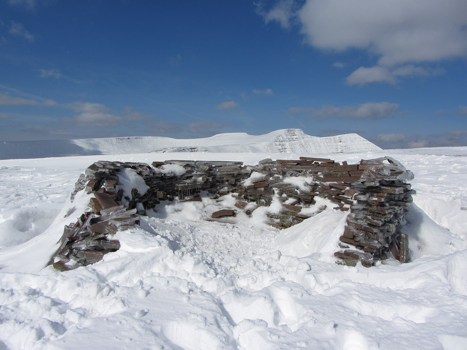Fan y Big from the Upper Neuadd Reservoir