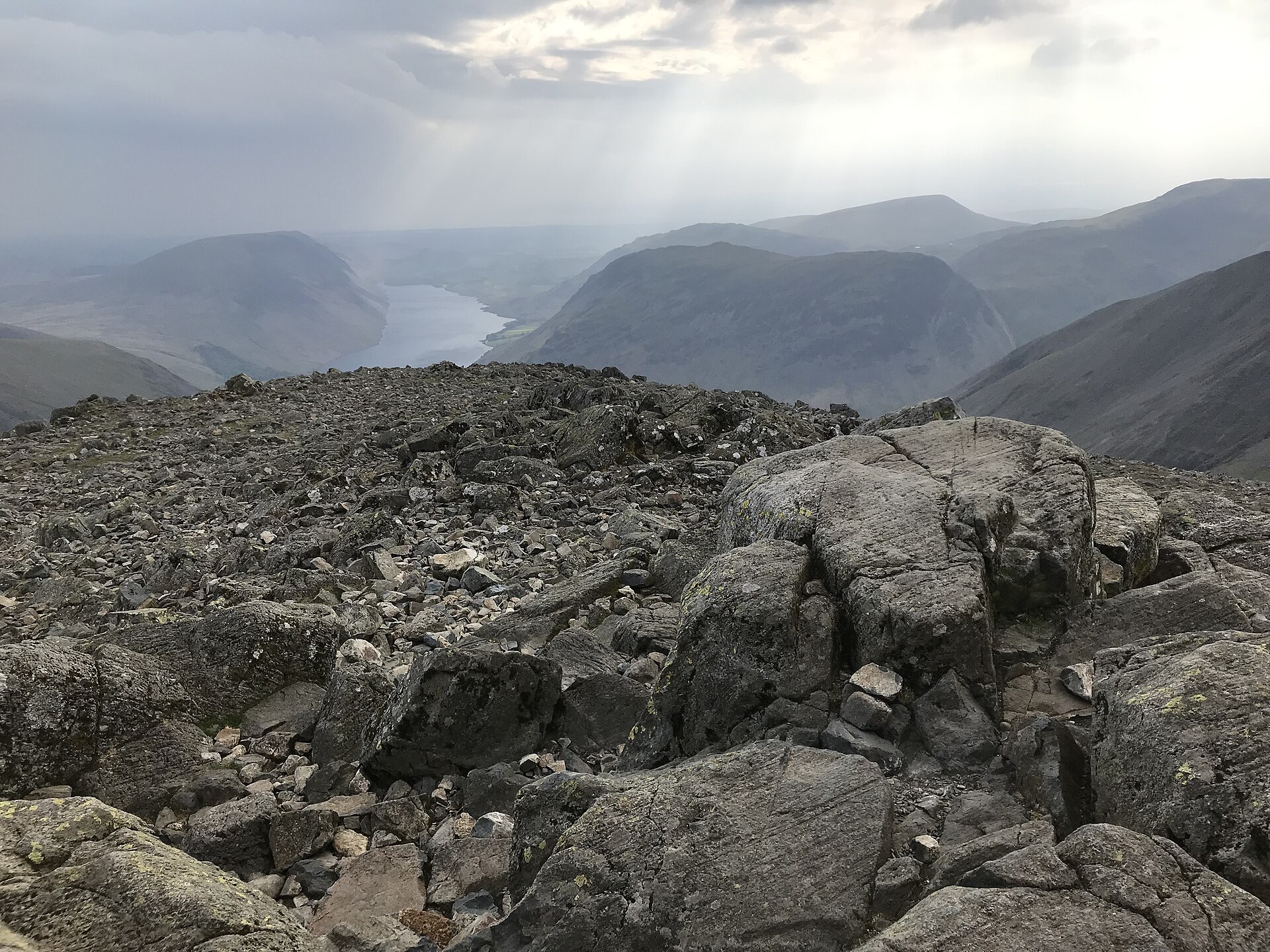 Great Gable from Honister Pass
