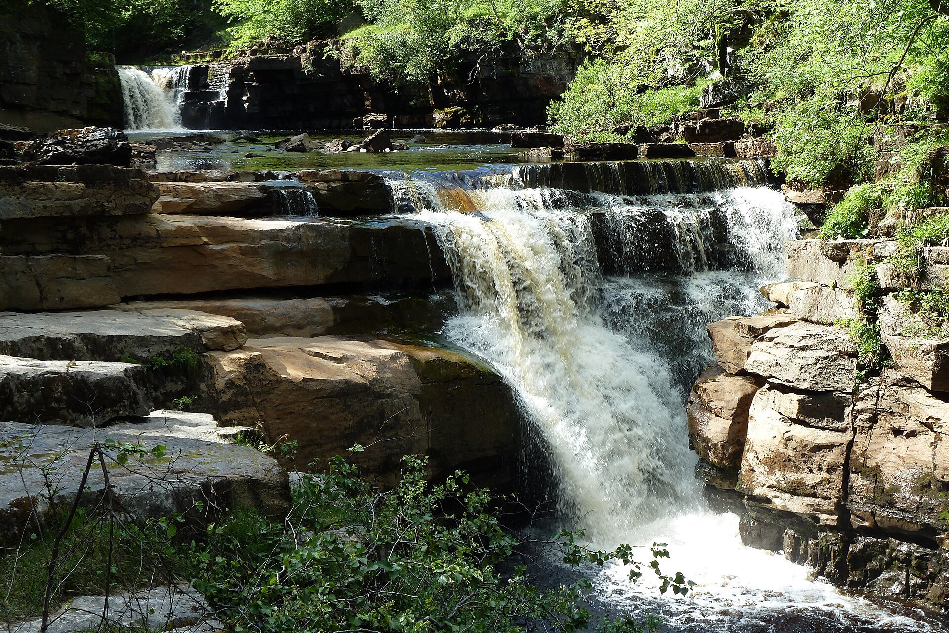 Kisdon Force and the Keld Waterfalls