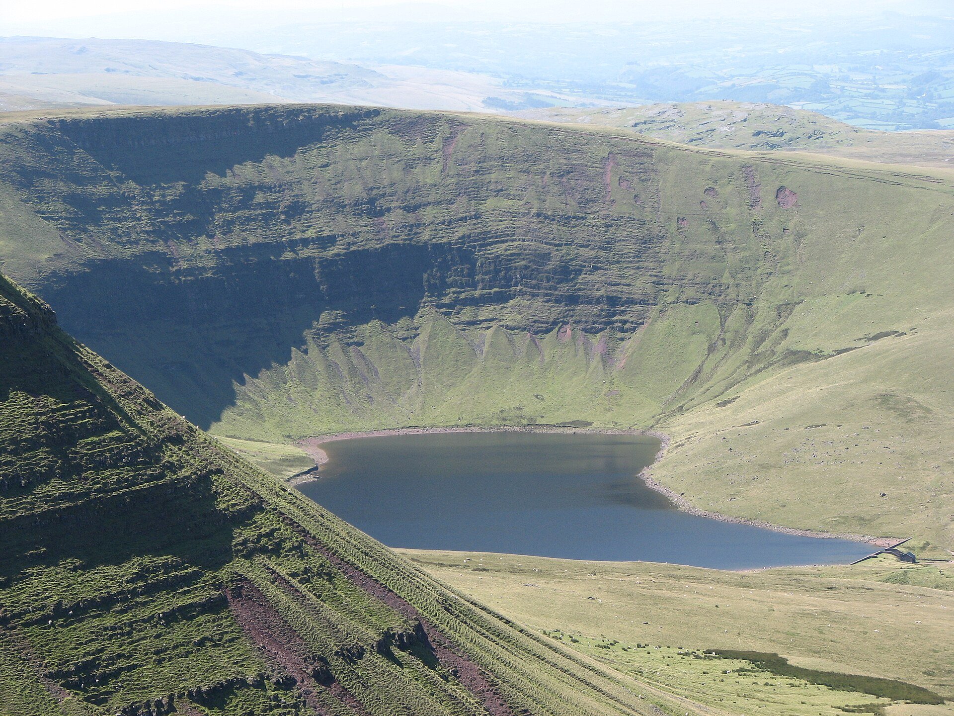 Llyn y Fan Fach from Llanddeusant