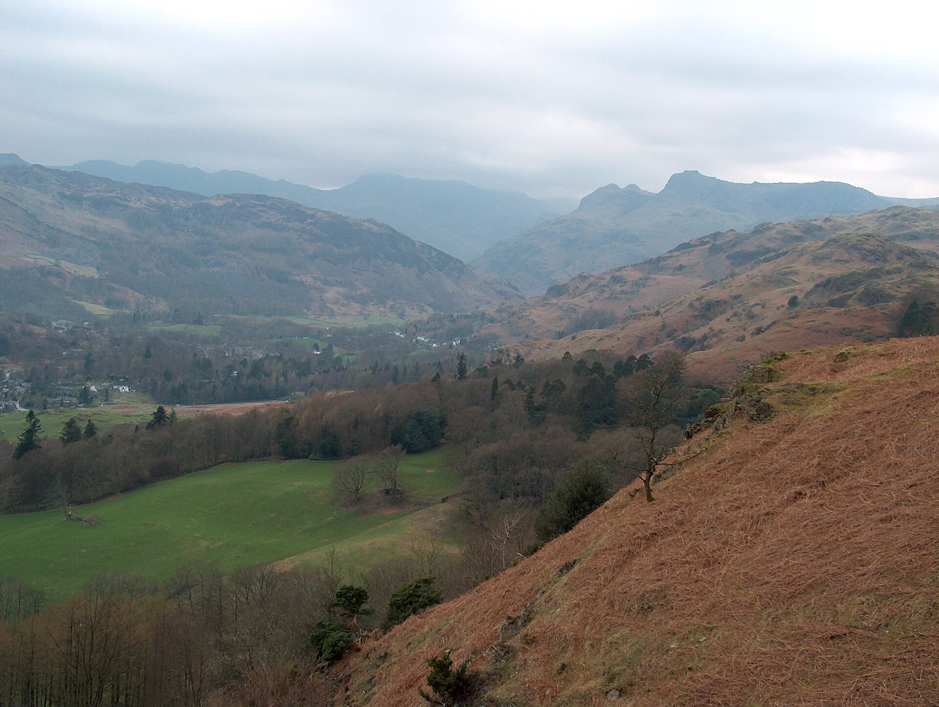 Loughrigg Fell from White Moss