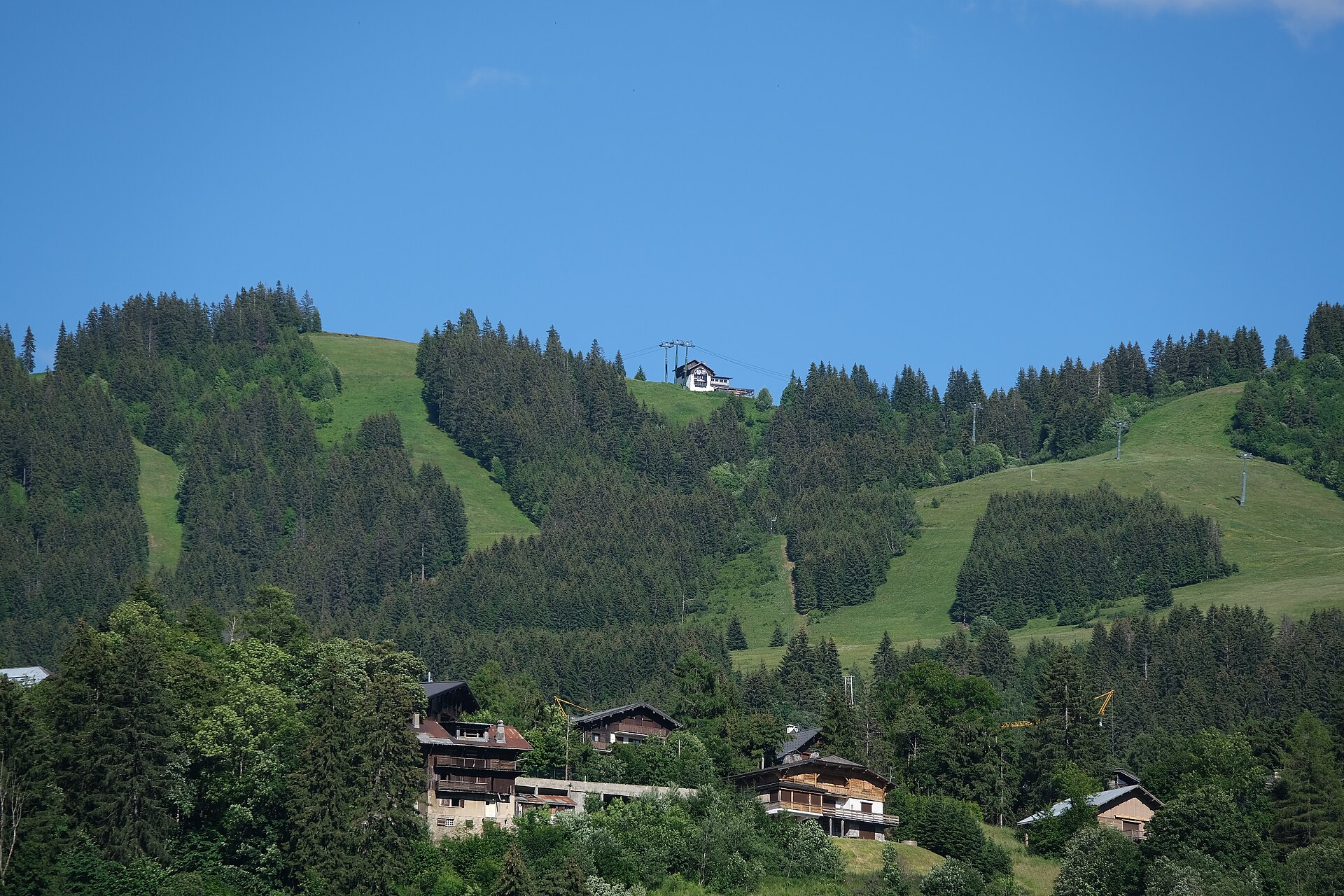 Mont d'Arbois and Mont Joux from Megève